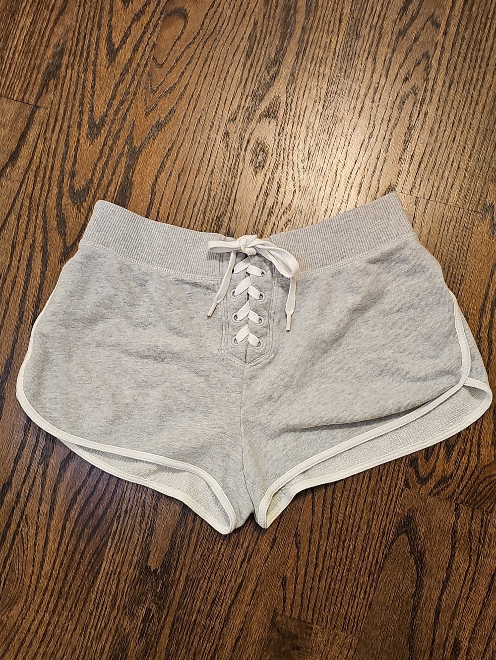 Offline By Aerie Women's Gray Lace-Up Athletic Lounge Shorts